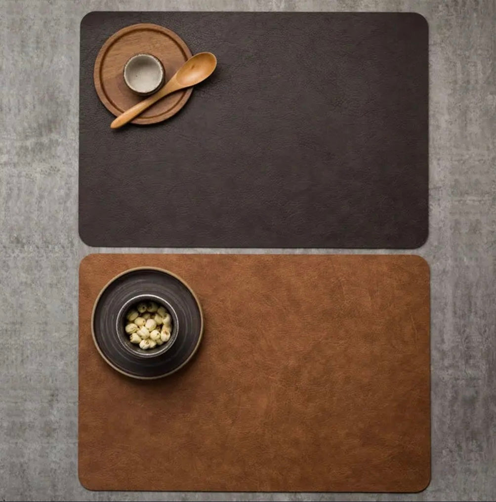 Monarch Luxe Leather Placemat