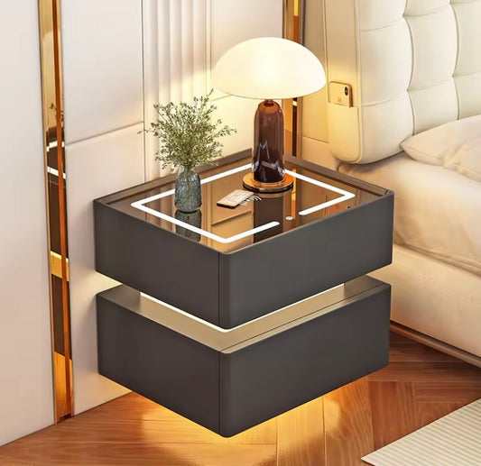 Nordic Luxe Wireless Charging Nightstand