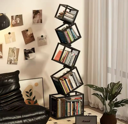 Rare Stacked Block BookCase